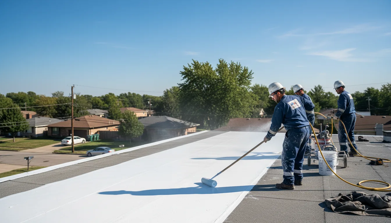 Commercial roof coating in Lawrence, PA near me